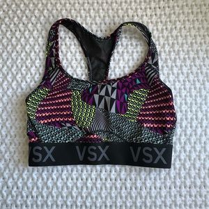 Victoria secret geometric pattern sports bra